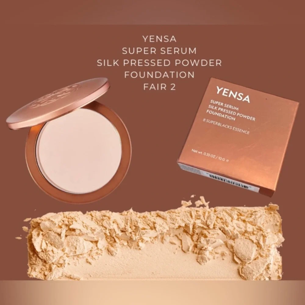 💎 Yensa SUPER SERUM SILK PRESSED POWDER FOUNDATION in Shade Fair 2